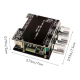 ZK-LT23 – 2.1 channel 2x50 plus 100 watt subwoofer output Class D Audio Amplifier - support Bluetooth AUX and USB Color Black